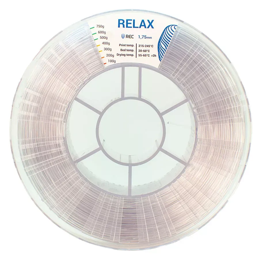 RELAX пластик REC 1.75мм прозрачный 0.75кг