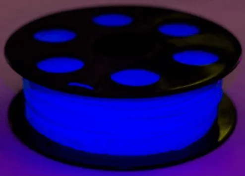 PLA пластик Bestfilament для 3D-принтеров флуоресцентный голубой 1 кг 1,75 мм