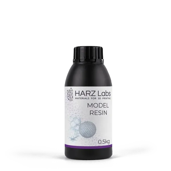 Фотополимер HARZ Labs Model Resin, прозрачный (0,5 кг)