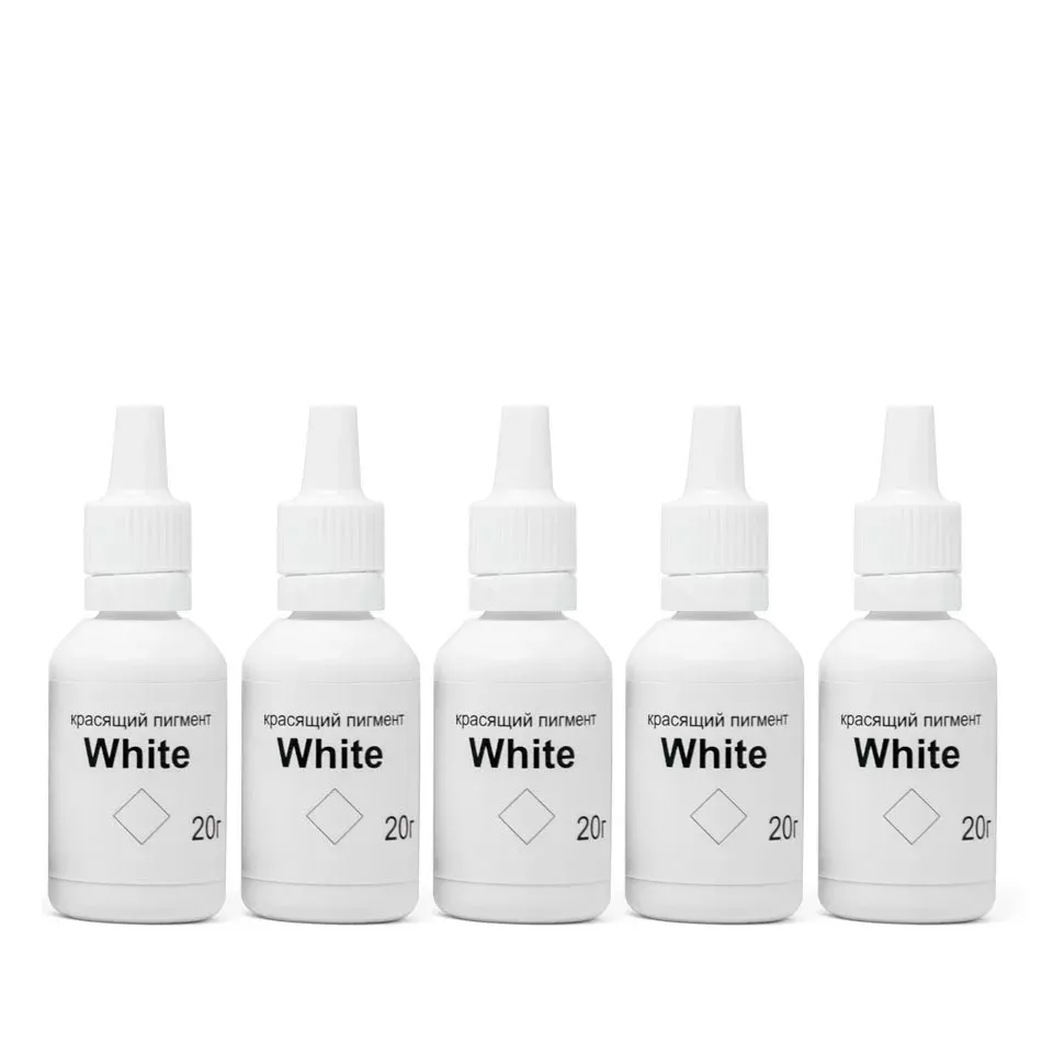 Набор пигментов FunToDo, WHITE, белый (5x20 г)