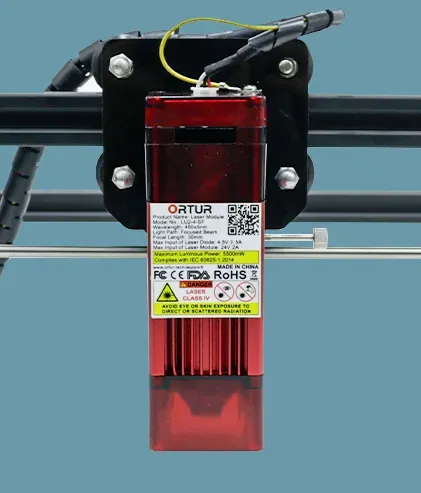 Лазерный гравер Ortur Laser Master2 S2-LU2-4-SF с короткофокусным лазером 20 Вт