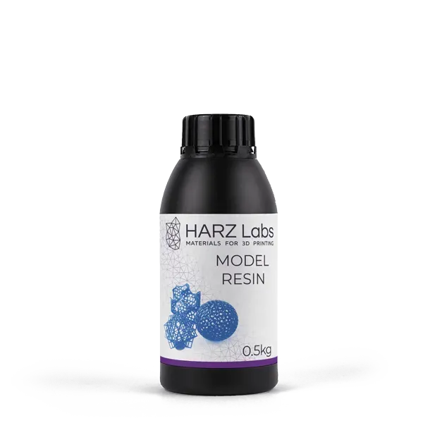 Фотополимер HARZ Labs Model Resin, голубой (0,5 кг)