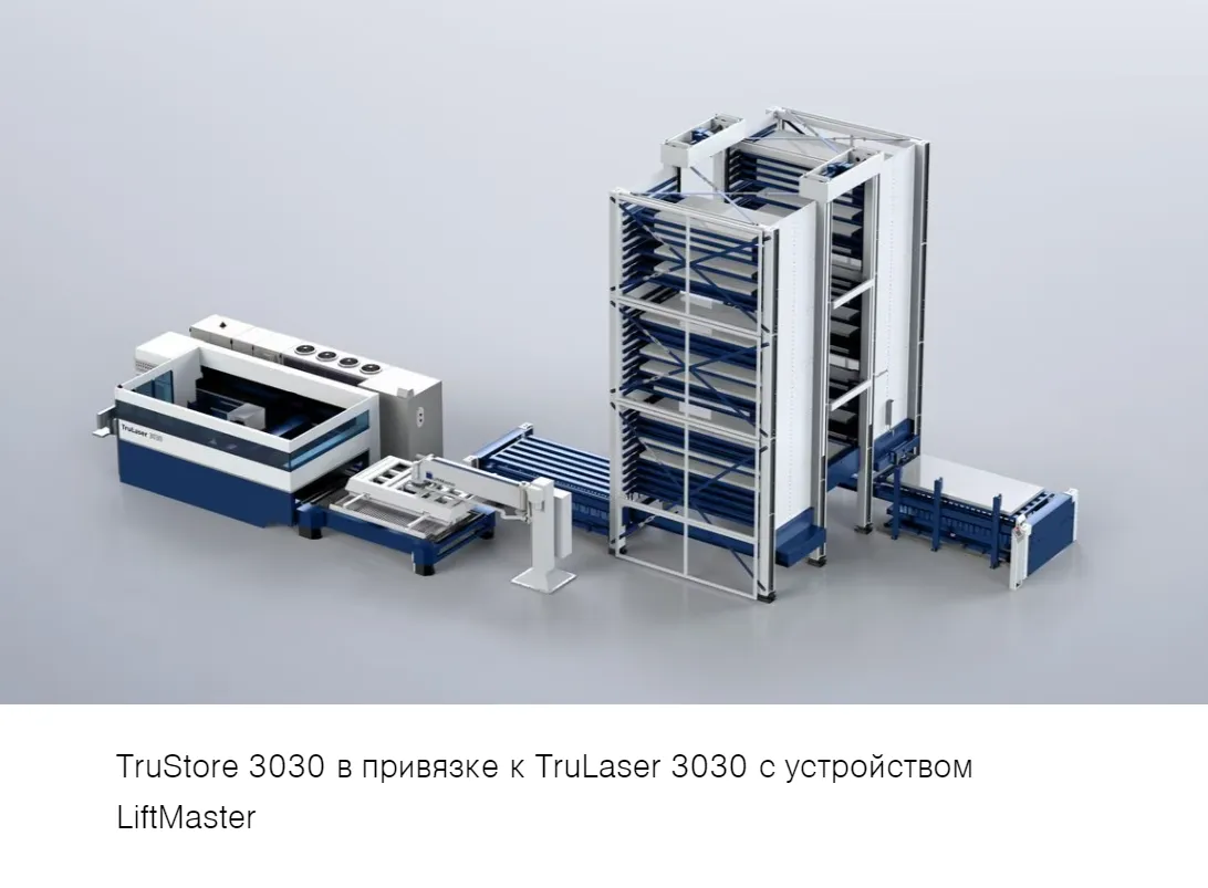 Система складирования Trumpf TruStore серии 3000