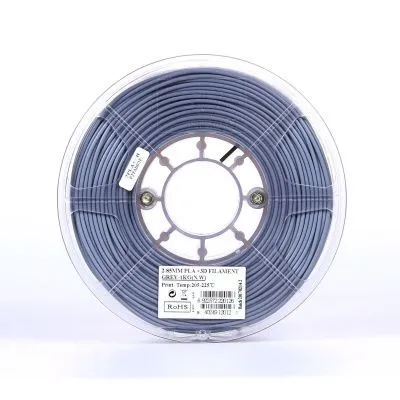 Катушка пластика PLA+ (улучшенный) ESUN 2.85 мм 3кг., серая