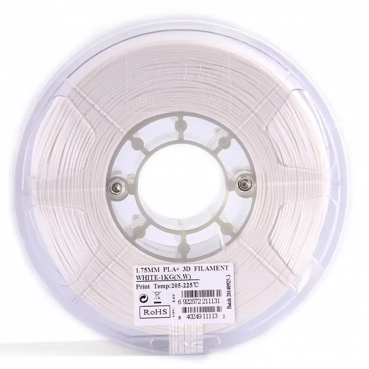 Катушка пластика PLA+ ESUN 1.75 мм 1кг., белая