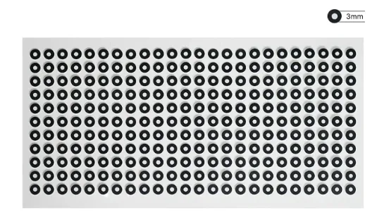 Светоотражающие маркеры Shining 3D, 3 мм (1 упаковка/20 листов/5280 точек)