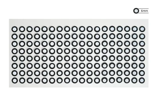 Магнитные маркеры Shining 3D, 6 мм (1 упаковка/10 листов/500 точек)