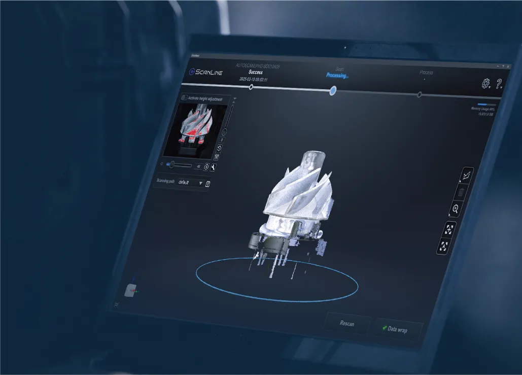 3D сканер ScanLine StaticScan Inspec2