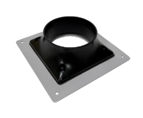 Ввод с фланцем под дымоприемник Ø50 и 75 мм для вытяжки «Тайфун-500»