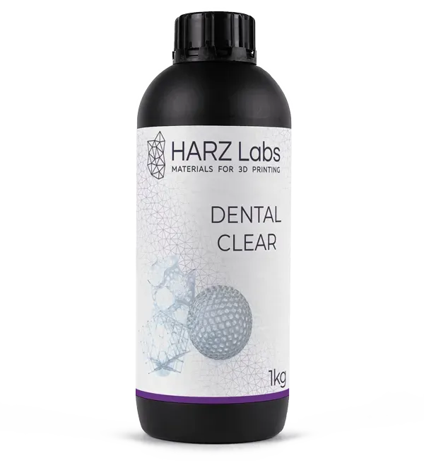 Фотополимер HARZ Labs Dental Clear, прозрачный (1 кг)
