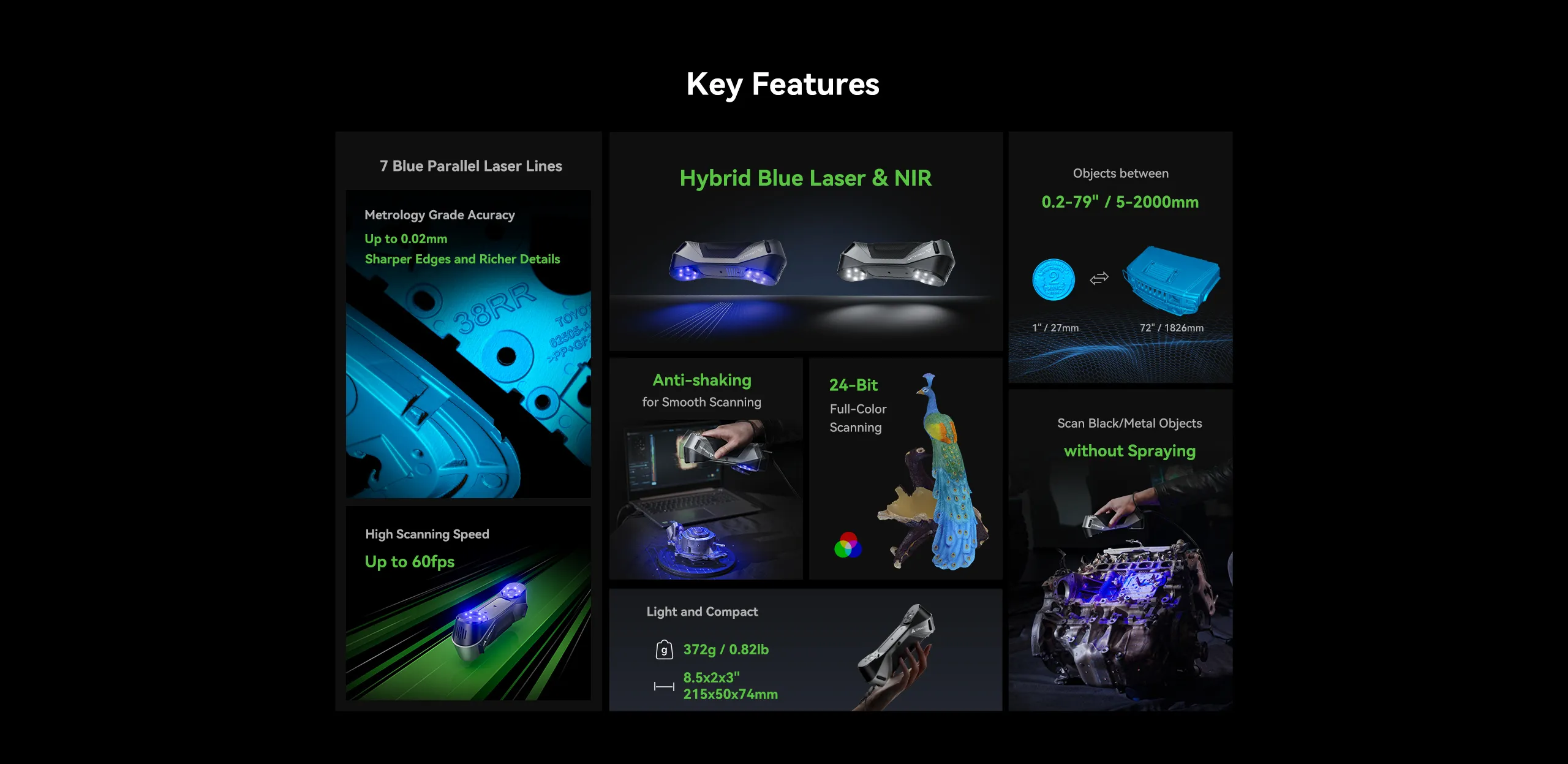 3D сканер Creality CR-Scan Raptor