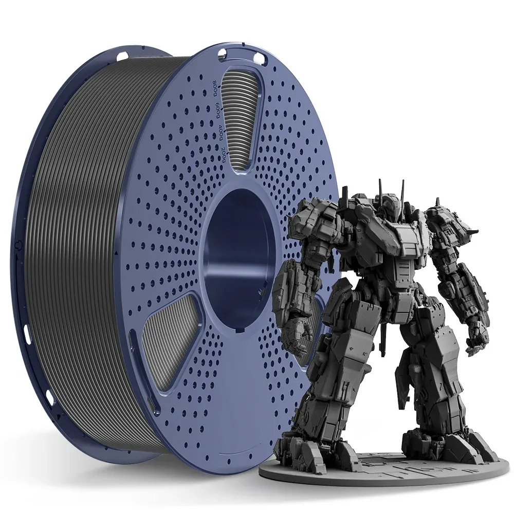 PLA+ 2.0 (улучшенный) пластик SUNLU для 3D принтера 1,75 Серый 1 кг