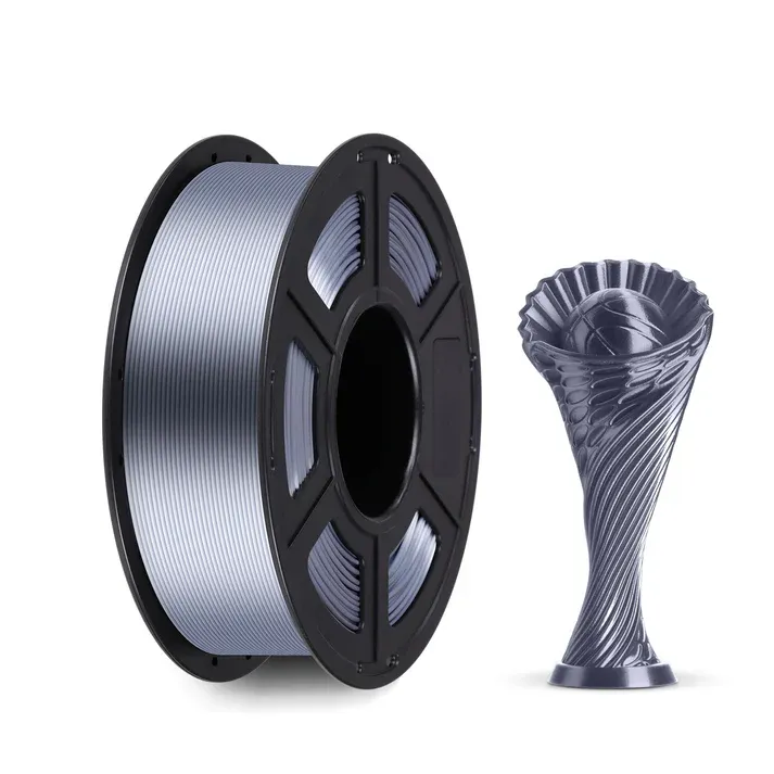 PLA Silk пластик для 3D печати Anycubic 1.75 мм 1 кг Серый