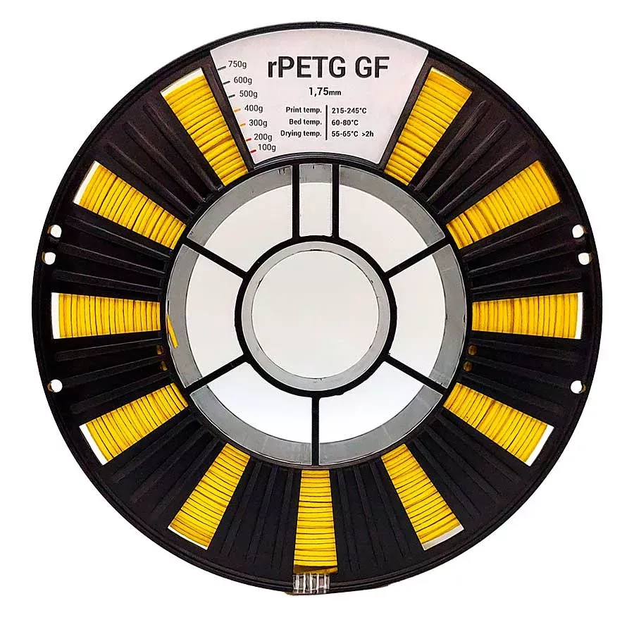 rPETG GF REC пластик 1.75мм желтый
