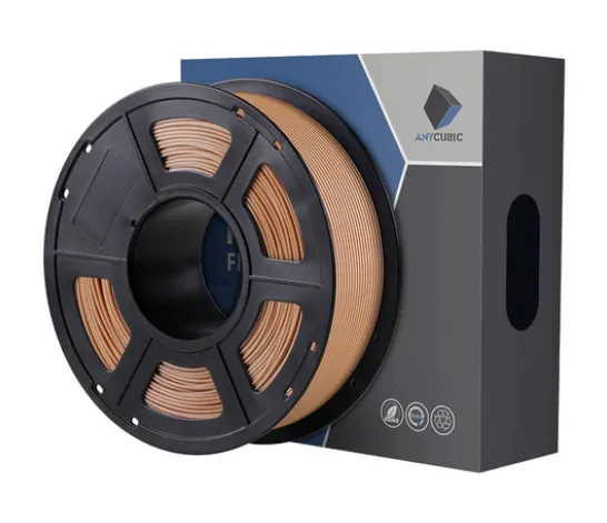 PLA пластик Anycubic 1,75 мм, коричневый (1 кг)