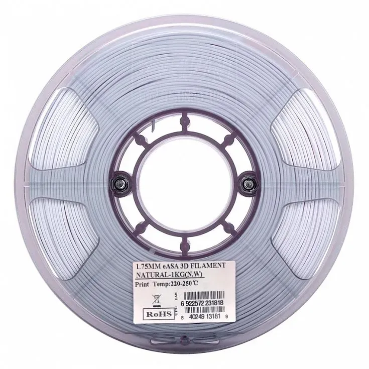 Катушка пластика eASA ESUN 1.75 мм 1кг., натуральная
