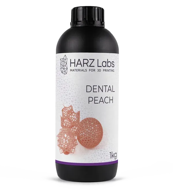 Фотополимер HARZ Labs Dental Peach, персиковый (1 кг)