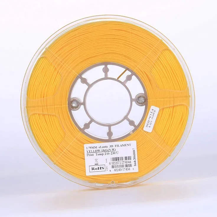 Катушка eLastic-пластика ESUN 1.75 мм 1кг., желтая