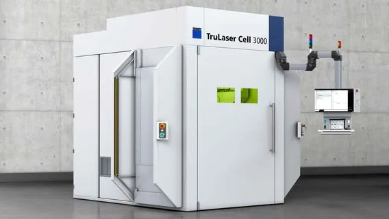 TruLaser Cell 3000 с ротационным устройством смены