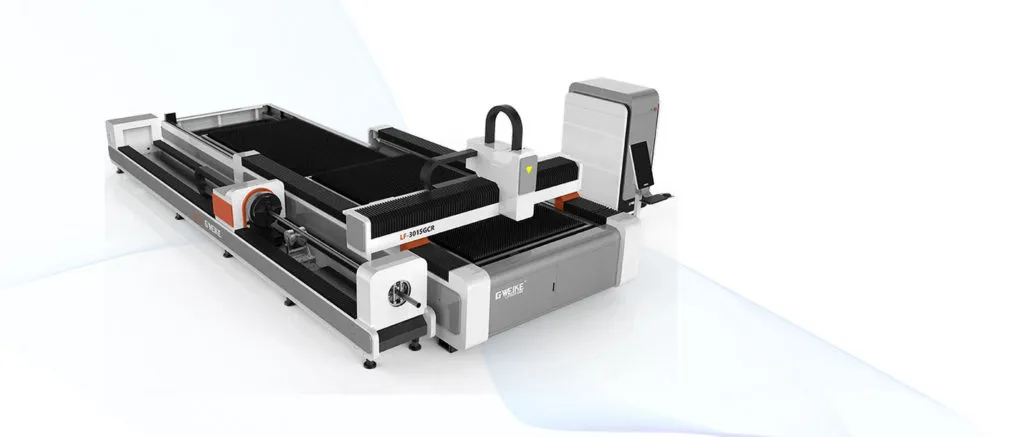 Оптоволоконный станок для лазерной резки металлических листов и труб G-Weike - два станка в одном!