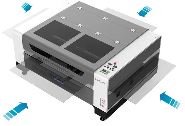 CO2 лазерный резак G-Weike - загрузка материала со всех сторон CO2 лазерный резак G-Weike - загрузка материала со всех сторон