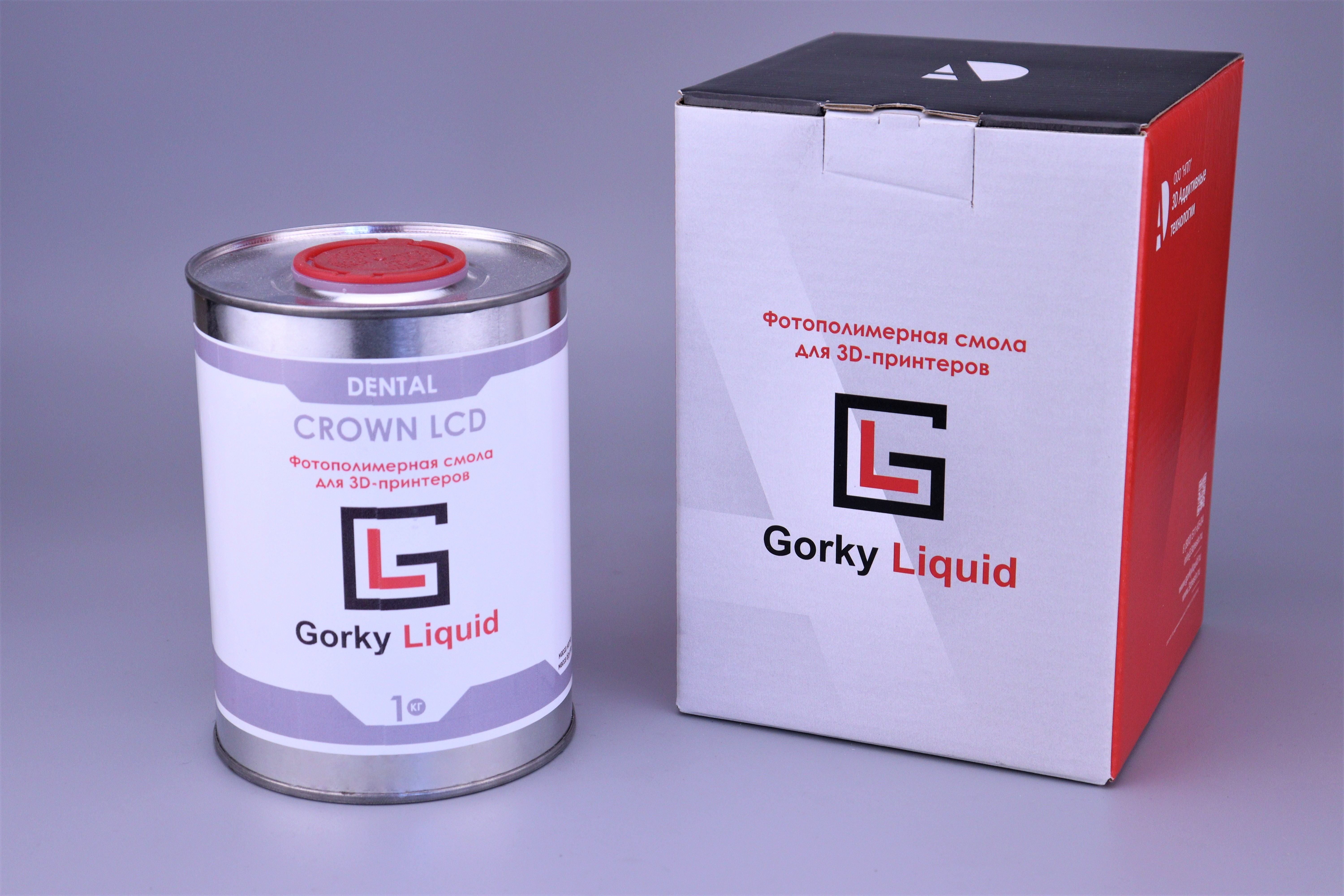 «Dental Crown» A2 LCD/DLP 1 кг фотополимерная смола «Gorky Liquid»