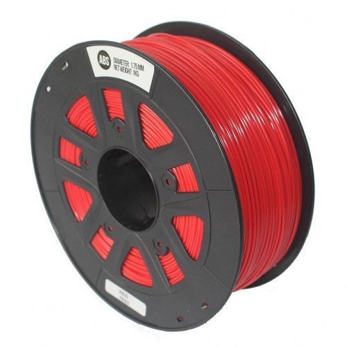 ABS пластик 1,75 мм SolidFilament красный 1 кг