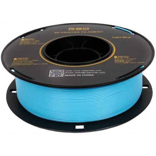 PETG пластик Solidfilament 1,75 мм голубой 1 кг