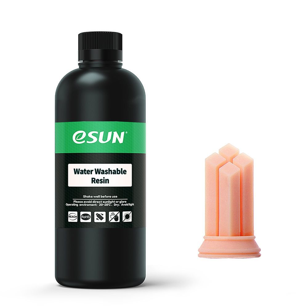 Фотополимер ESUN Water Washable персиковый (0,5 л)