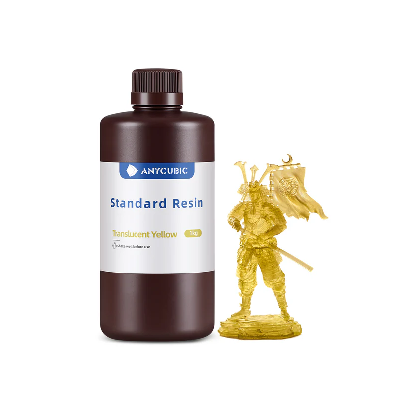 Фотополимер Anycubic Standard Resin Прозрачно-желтый 1кг