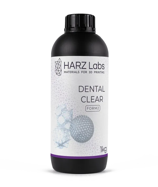 Фотополимер HARZ Labs Dental Clear Form2, прозрачный (1 кг)