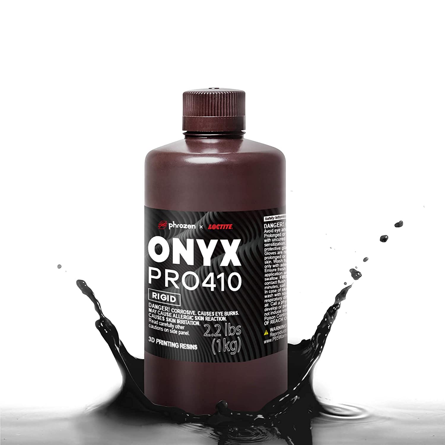 Фотополимер Phrozen Onyx Rigid Pro410, черный (1 кг)