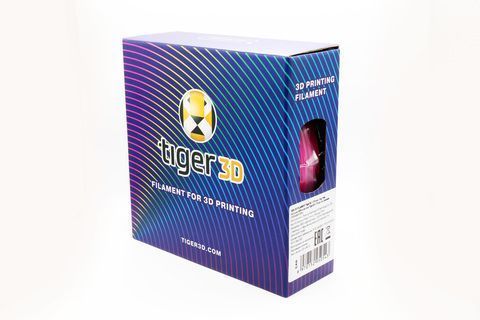 Катушка PETG-пластика Tiger3D, 1.75 мм, 1 кг, желтая