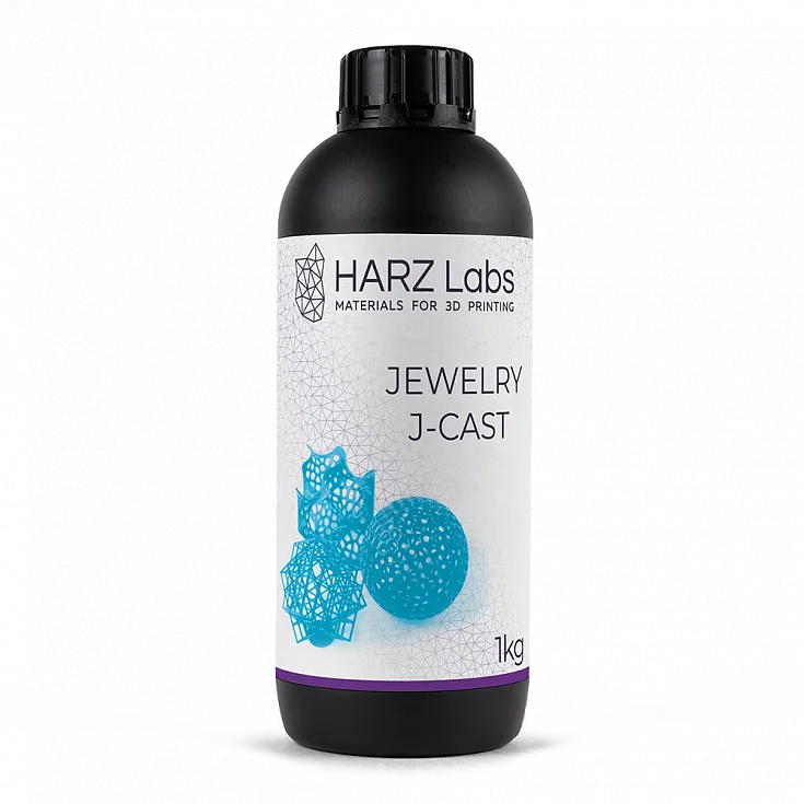 Фотополимер HARZ Labs Jewelry J-Cast, голубой (1 кг)