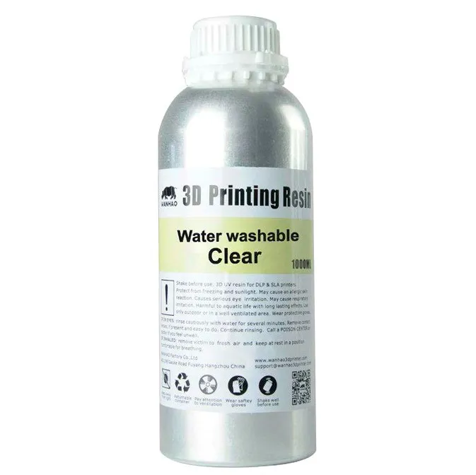 Фотополимер Wanhao Water washable, прозрачный (1 л)