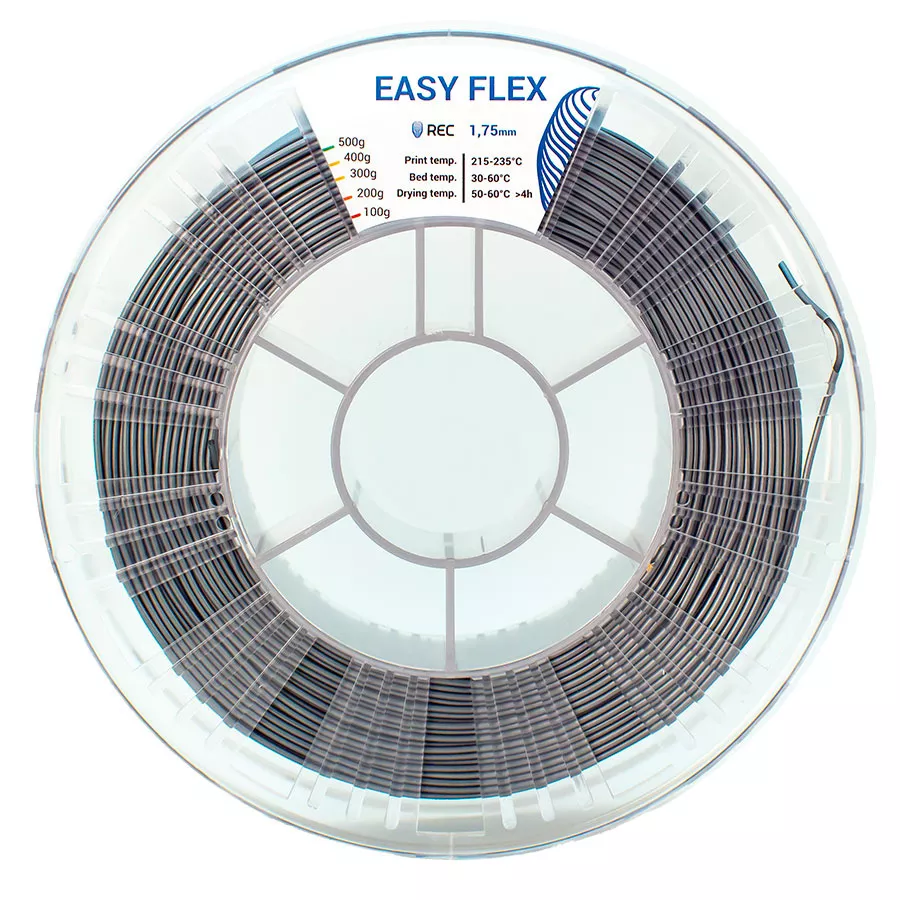 Easy Flex пластик REC 1.75мм серебристый