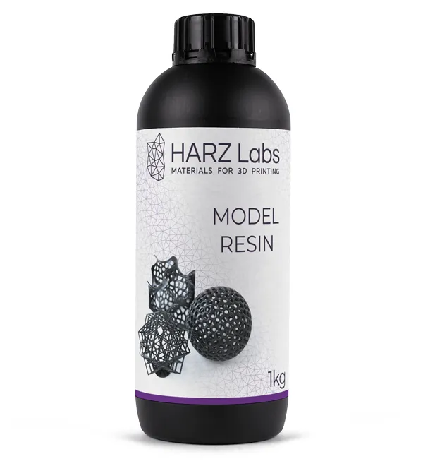 Фотополимер HARZ Labs Model Resin Black, черный (1 кг)