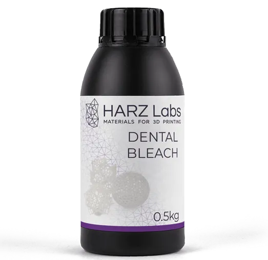 Фотополимер HARZ Labs Dental Bleach, белый (0,5 кг)