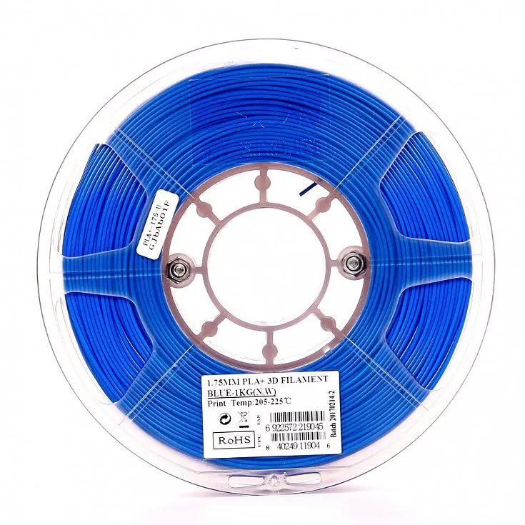 Катушка пластика PLA+ ESUN 1.75 мм 1кг., синяя