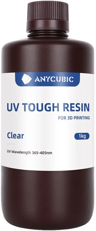 Фотополимер Anycubic UV Tough Resin, прозрачный (1 кг)