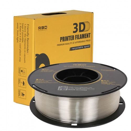 PLA Transparent пластик Solidfilament 1,75 мм прозрачный 1 кг