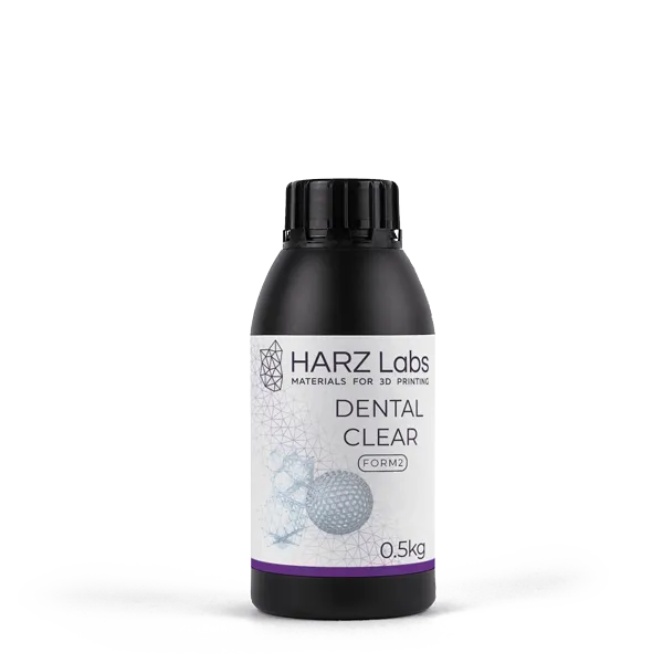 Фотополимер HARZ Labs Dental Clear Form2, прозрачный (500 мл)