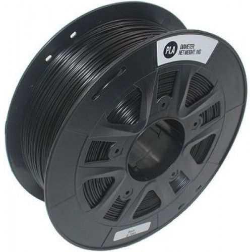 PLA пластик Solidfilament 2,85 мм черный 1 кг