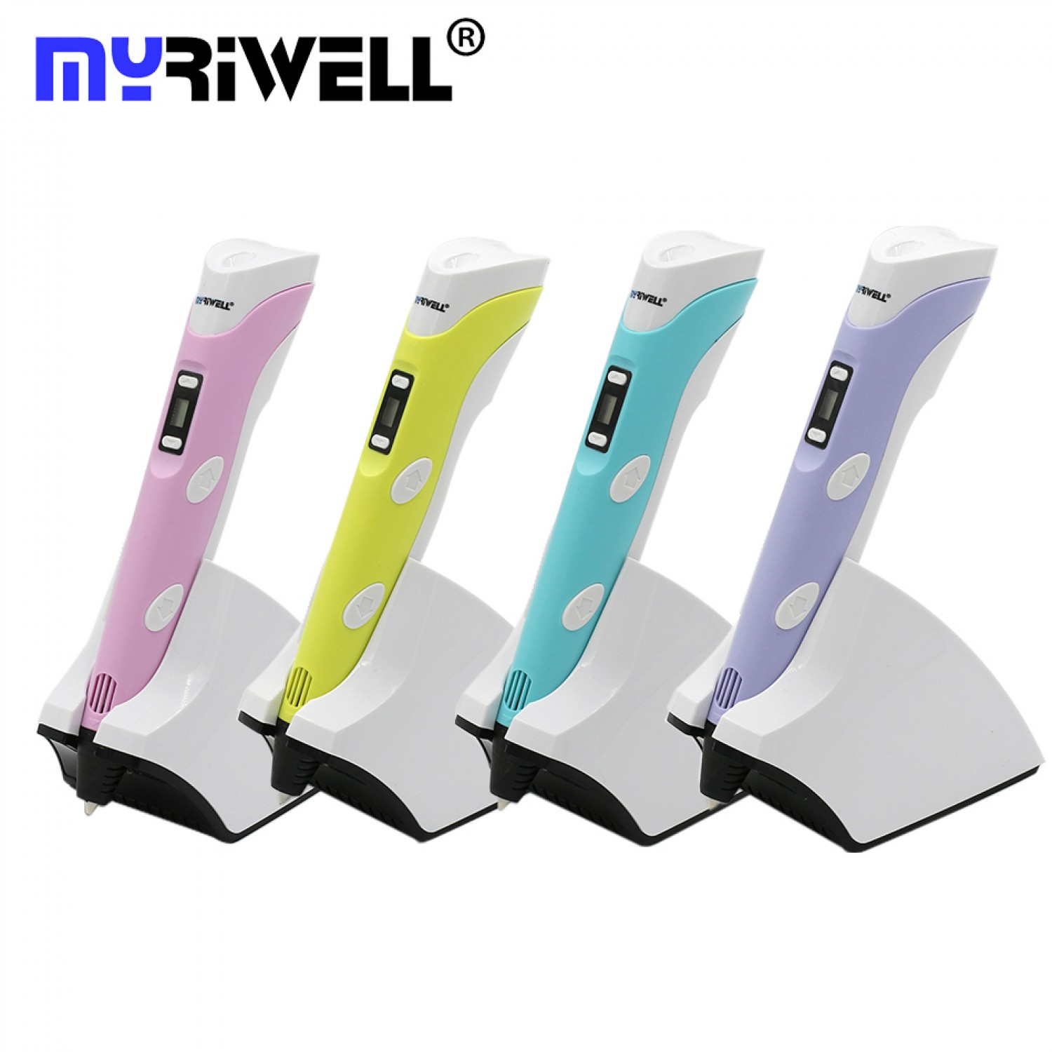 3D ручка MyRiwell с LCD-дисплеем RP-200B Stereo (беспроводная)