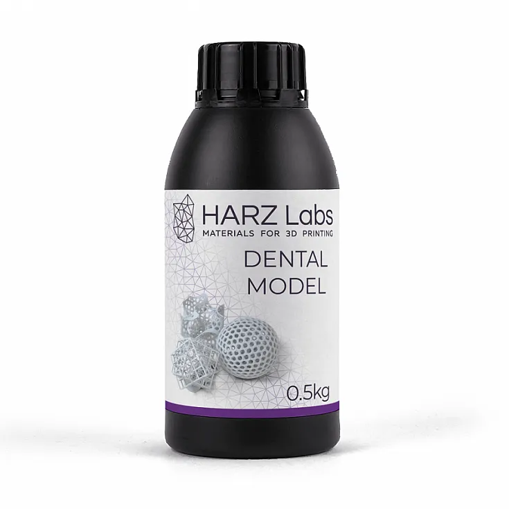 Фотополимер HARZ Labs Dental Model Bone, слоновая кость (0,5 кг)