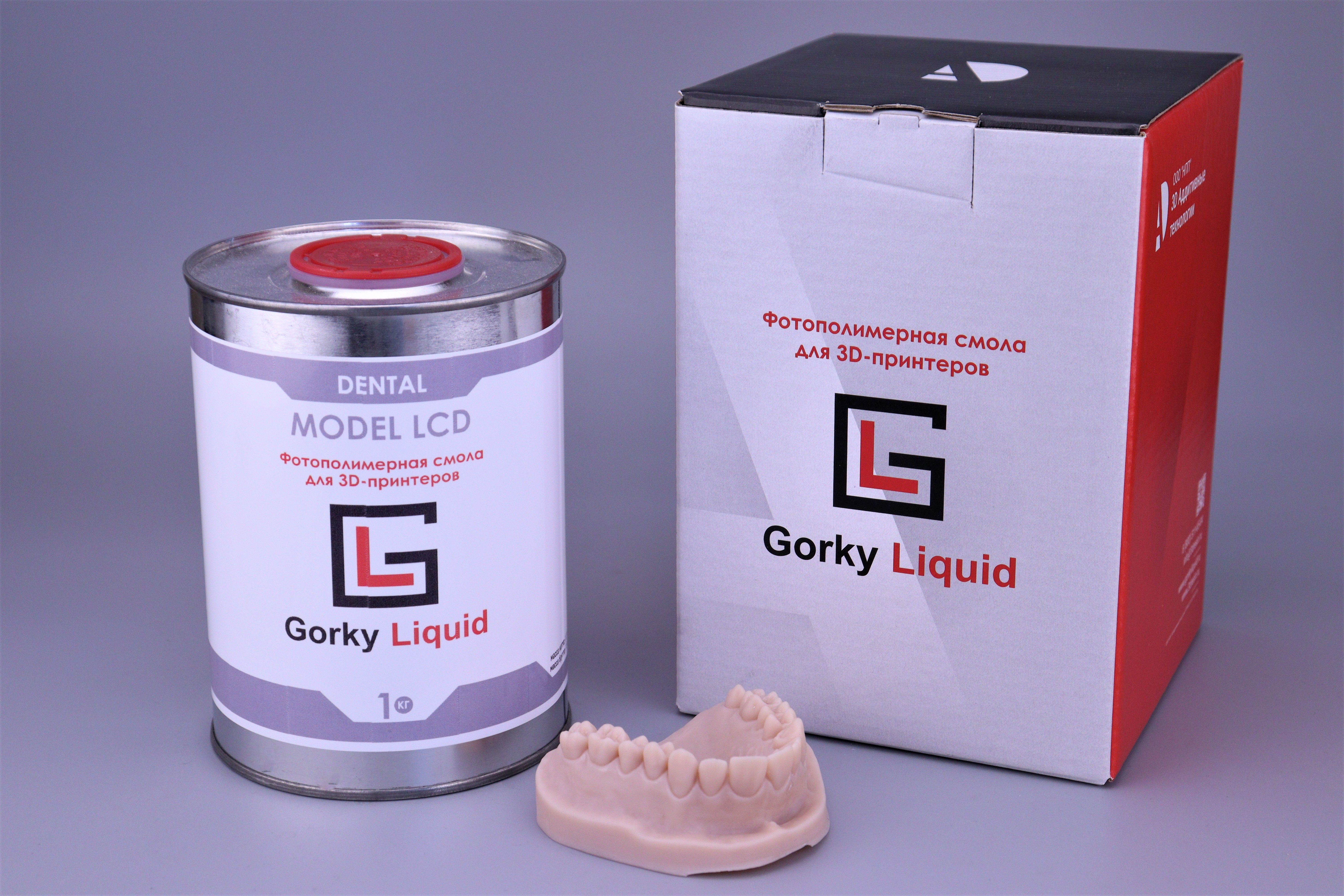 «Dental Model» LCD/DLP Peach 1 кг фотополимерная смола «Gorky Liquid»