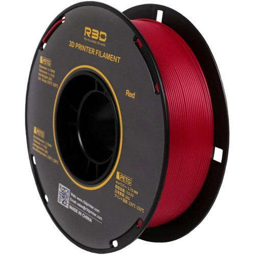 PETG пластик Solidfilament 1,75 мм красный 1 кг