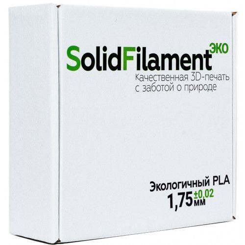 PLA ECO пластик Solidfilament 1,75 мм изумрудный 1 кг