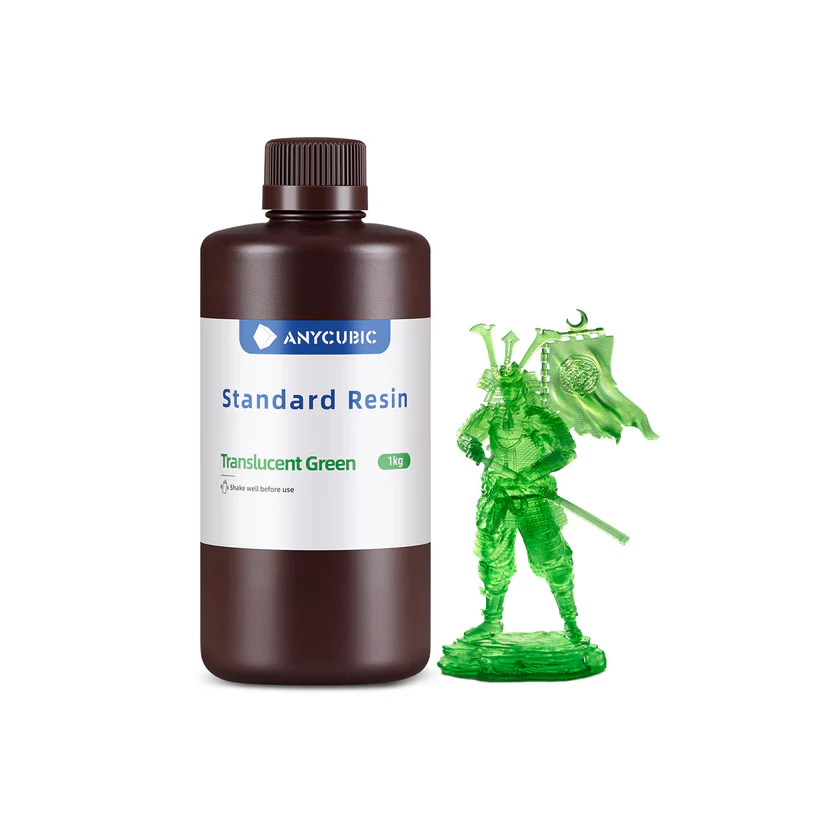 Фотополимер Anycubic Standard Resin Прозрачно-зеленый 1кг