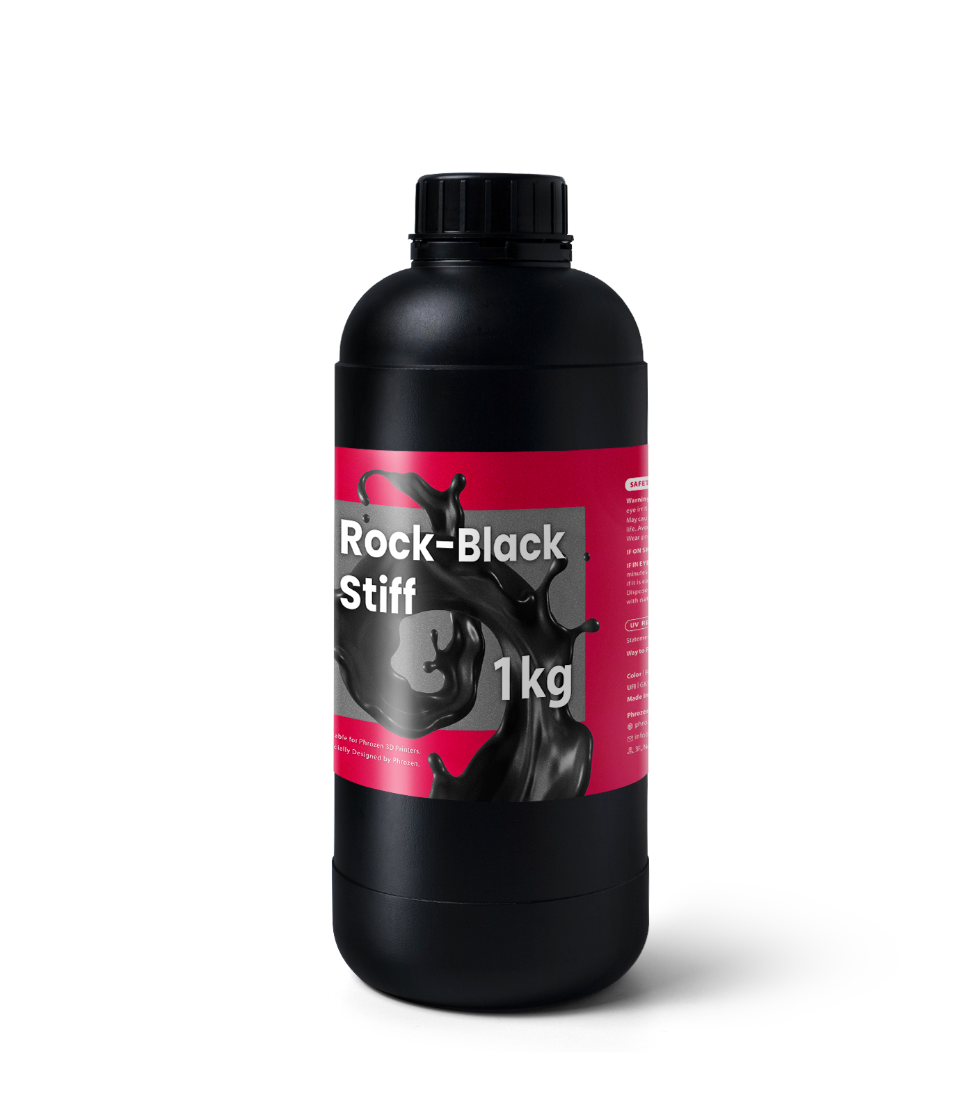 Фотополимер Phrozen Rock-Black Stiff, черный (1 кг)